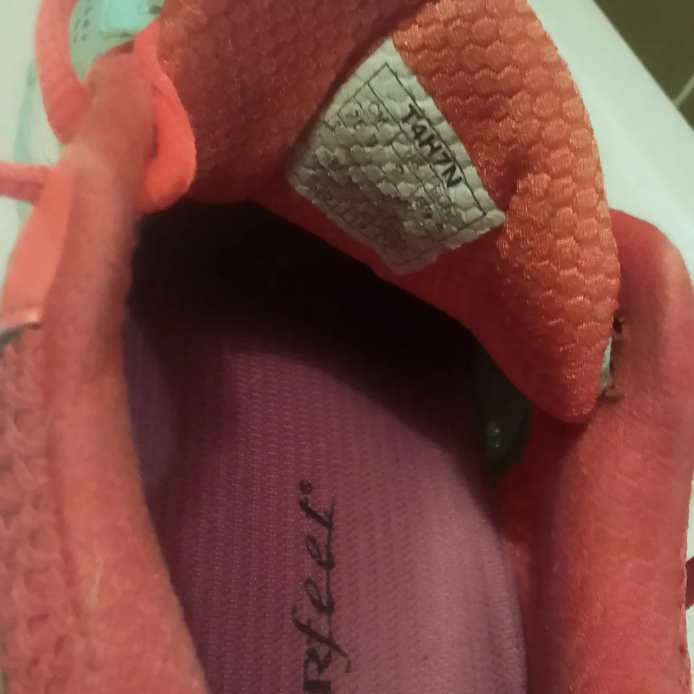 ASICS Women's‎ Athletic Shoes - Teal and Pink